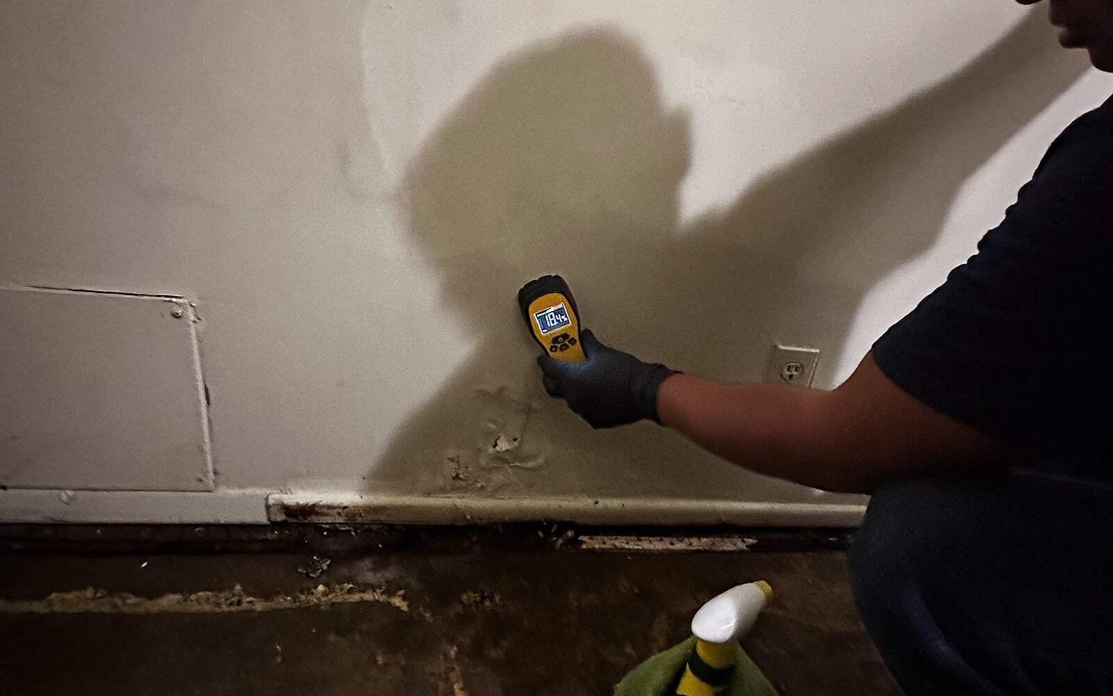 Water damage — moisture inspection