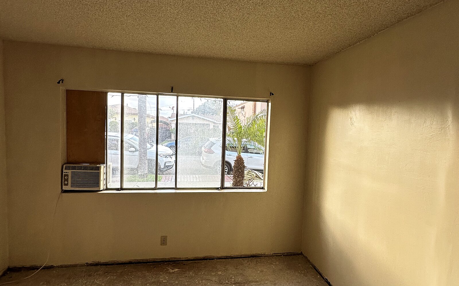 After: restored room with new flooring